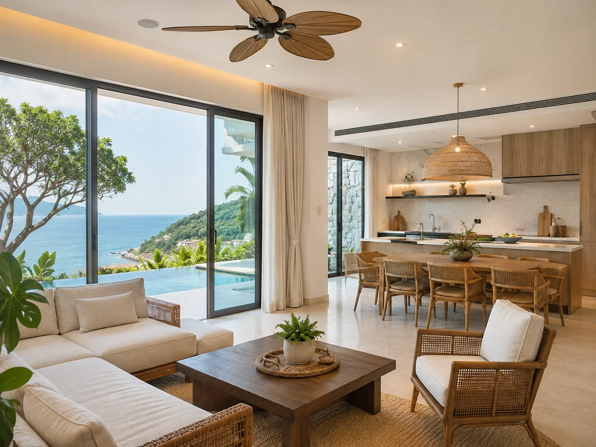 Biệt Thự Ven Biển Sơn Trà – Khai Thác Airbnb – nội thất