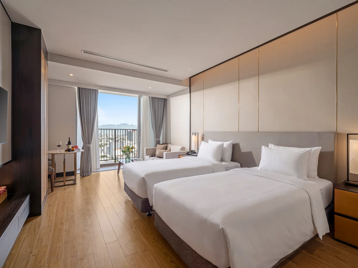 Phòng Deluxe Studio City View tại Soleil Apartment Đà Nẵng